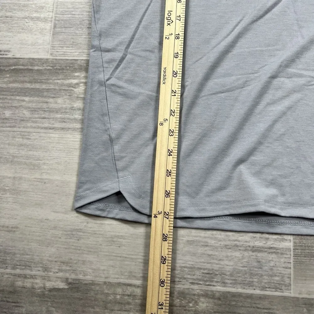 Adidas Men's Size Small Solid Color Designed For Training Tee HB9202 Gray/Silver